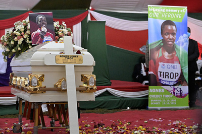 東京五輪4位の陸上選手刺殺、容疑者の夫を訴追 ケニア