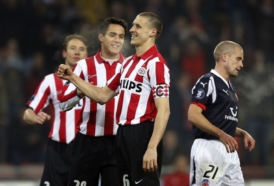 PSVアイントホーフェン ヘルシンボリとの第1戦で快勝