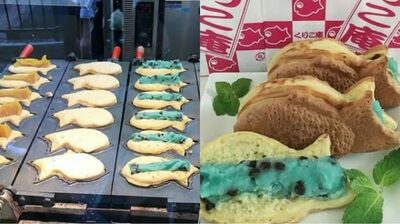 韓国でバズる「日本のミントチョコのたい焼き」…「革新的アイデア」？「歯磨きしているみたい」？