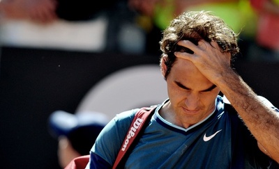 フェデラーが2回戦敗退、イタリア国際