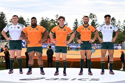 ラグビー豪代表、W杯用ユニホーム発表