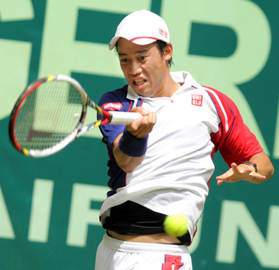 錦織、ユーズニーに敗れ2回戦敗退 ゲリー・ウェバー・オープン