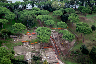 BC3世紀の円形競技場遺跡、ローマ近郊で発見