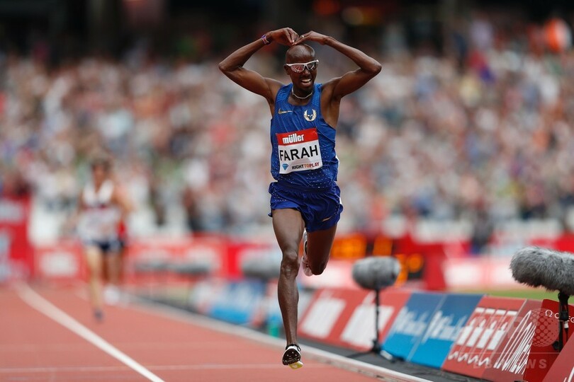 ファラーが今季世界最高で5000m快勝、リオ五輪前に好調ぶり示す