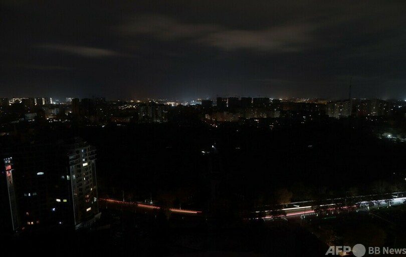 600万世帯超で今も停電 ウクライナ大統領