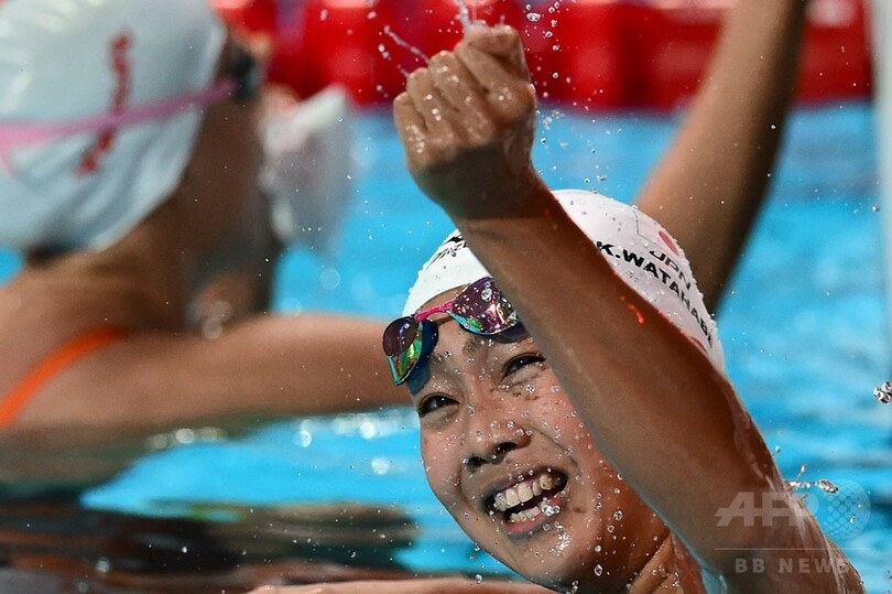 渡部が女子200m平泳ぎで金メダル、第16回世界水泳