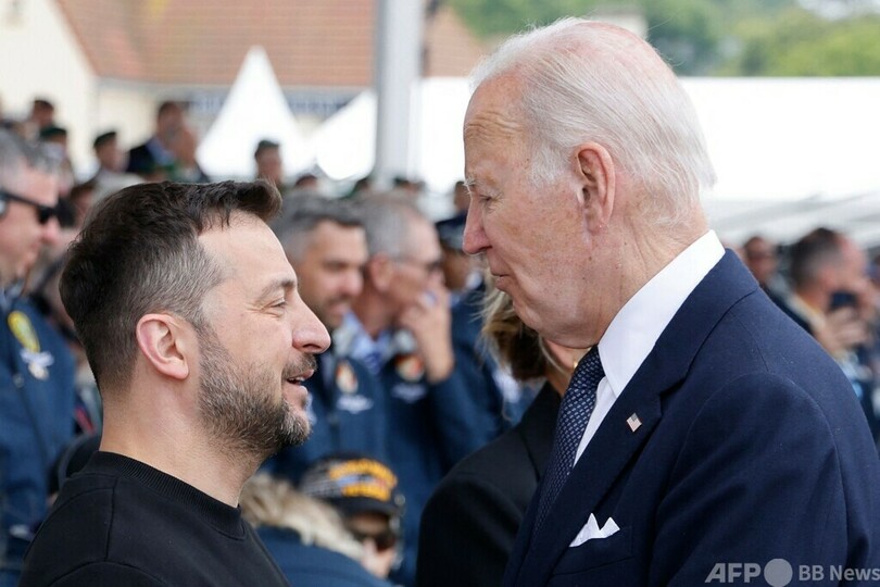 ゼレンスキー氏に拍手喝さい Dデー80年式典 仏