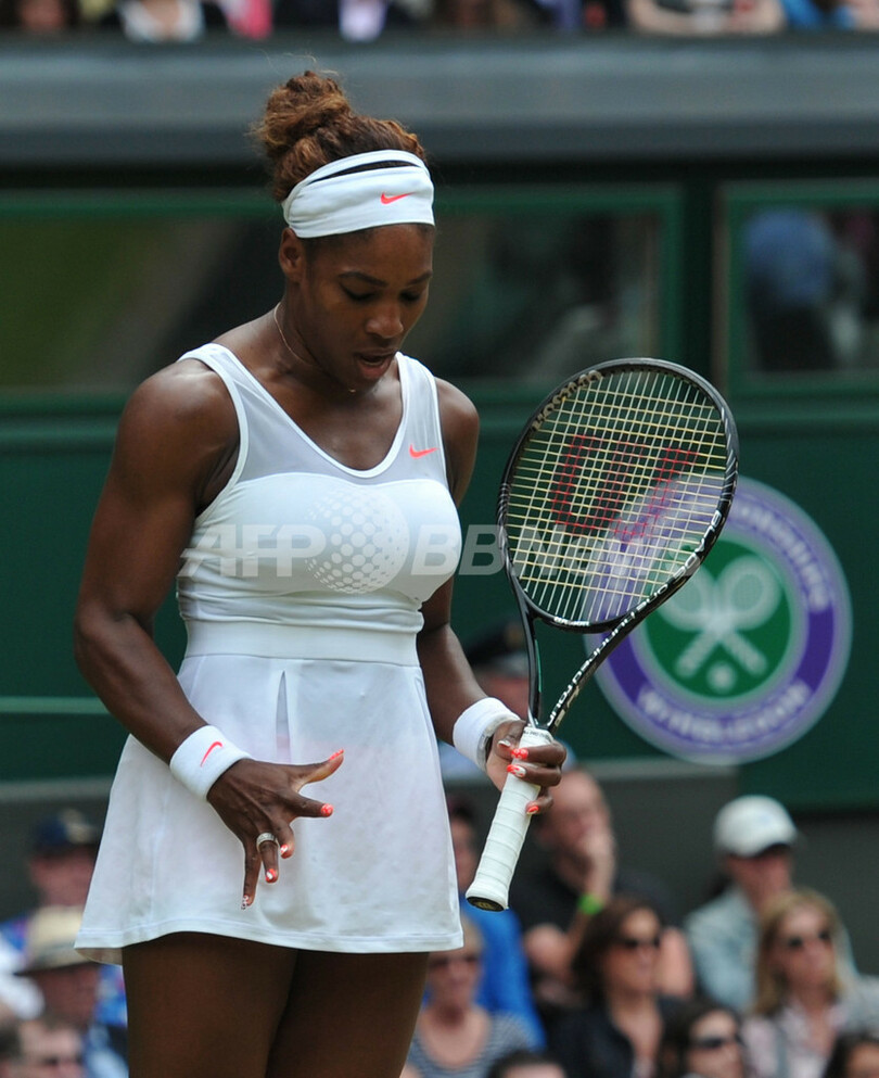 女王セレーナが4回戦敗退、ウィンブルドン選手権