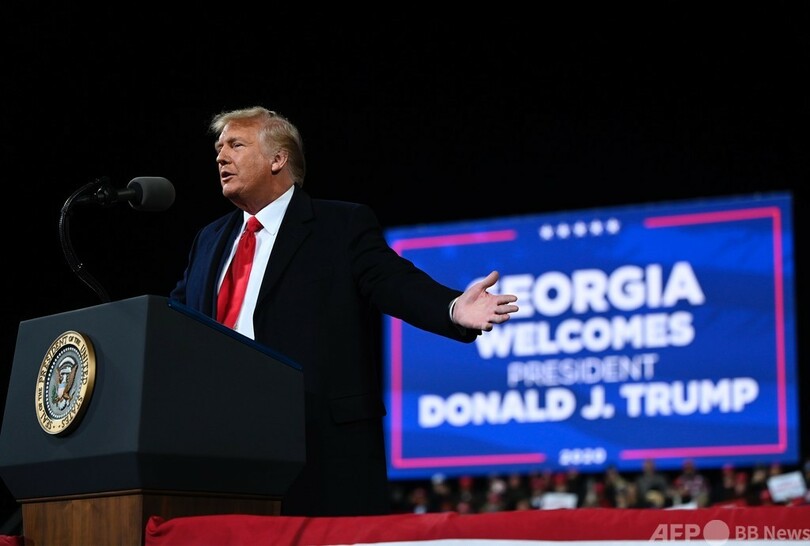 票を見つけよ、トランプ氏がジョージア州幹部に圧力 衝撃の録音公開