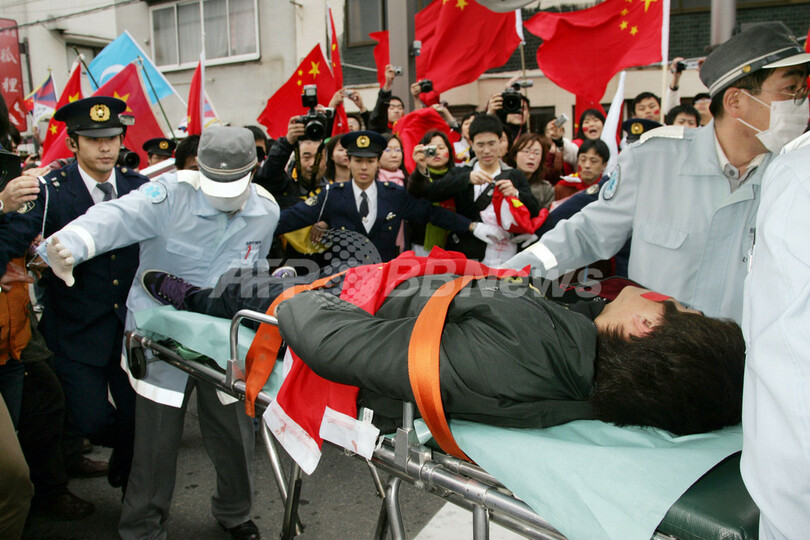 長野聖火リレー、抗議活動相次ぐ 「うんざり」という声も