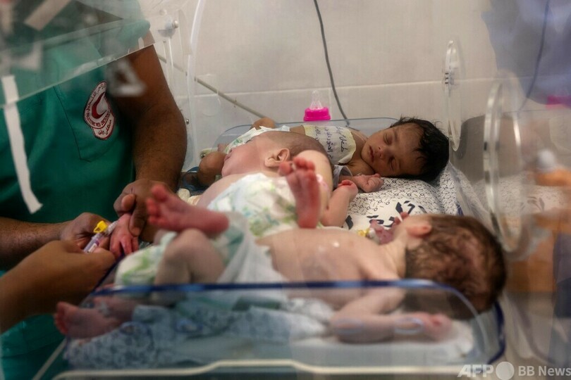 ガザ最大病院から乳児31人退避 待機中に2人死亡 WHO