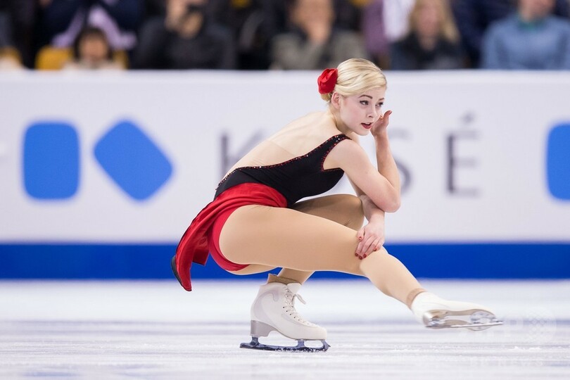 日本勢出遅れる、女子SPはゴールドが首位 世界フィギュア