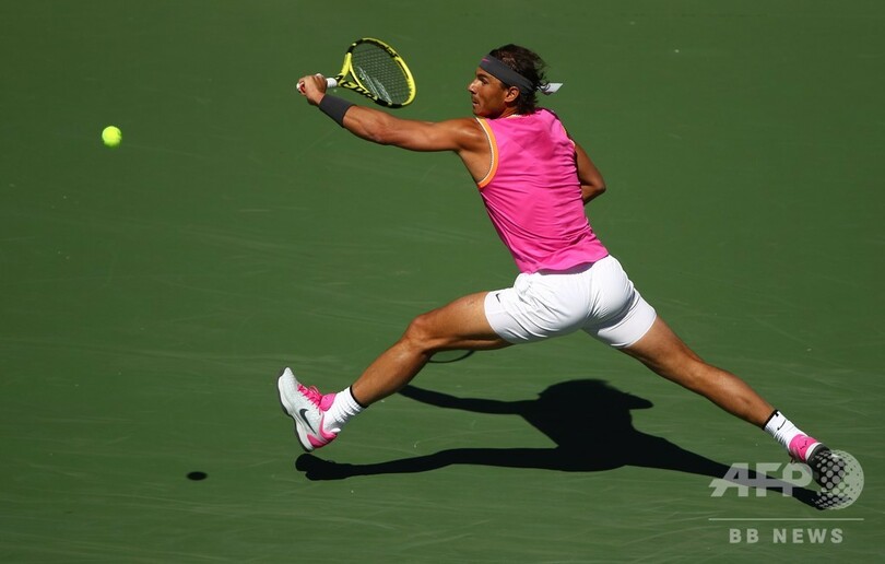 ナダルがBNPパリバOP4強入り、準決勝でフェデラーと激突