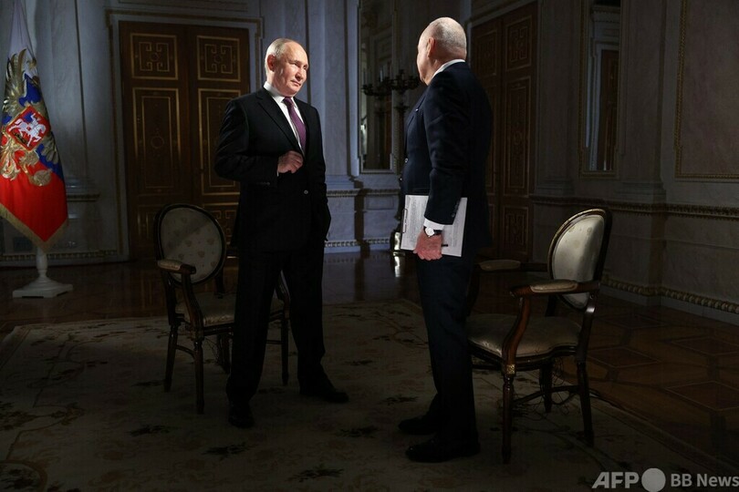 プーチン氏、ロシアの核戦力は米国より上 テレビインタビュー