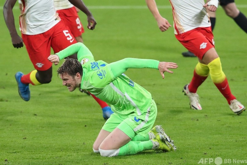 ライプツィヒがドイツ杯4強入り ボルフスブルク下す