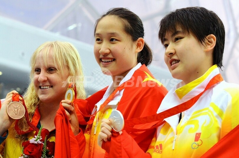 劉子歌 競泳で中国初の金メダル