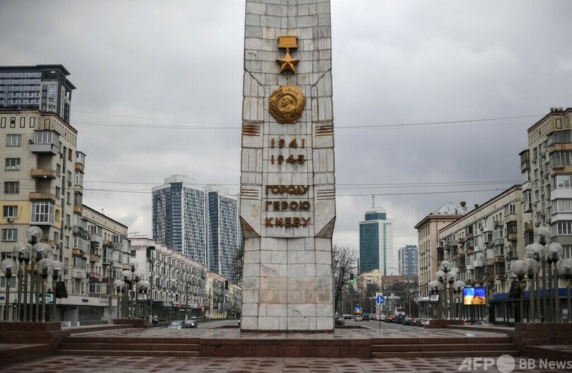 ウクライナ首都で大爆音2回