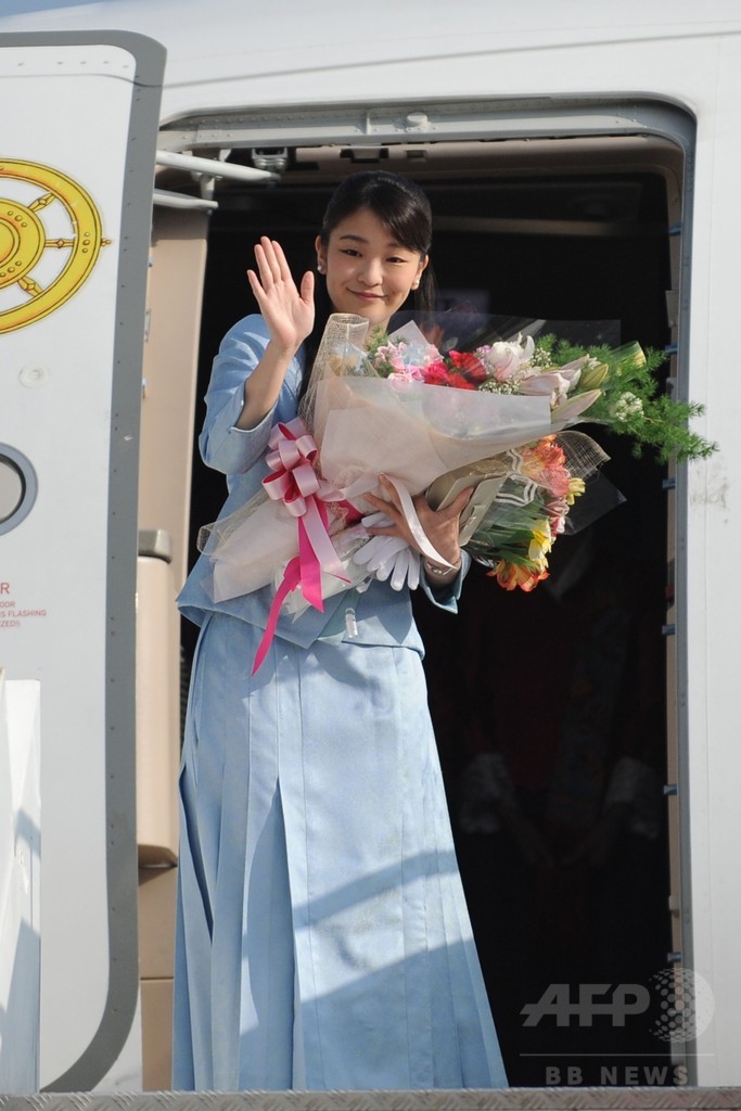 眞子さま、ブータン公式訪問終え帰国の途に