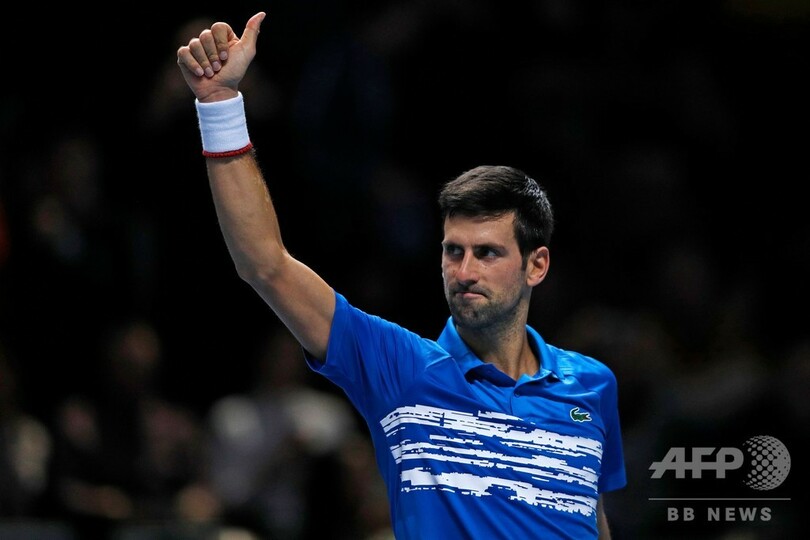 ジョコビッチがATPファイナルズ初戦圧勝、大記録達成へ好発進