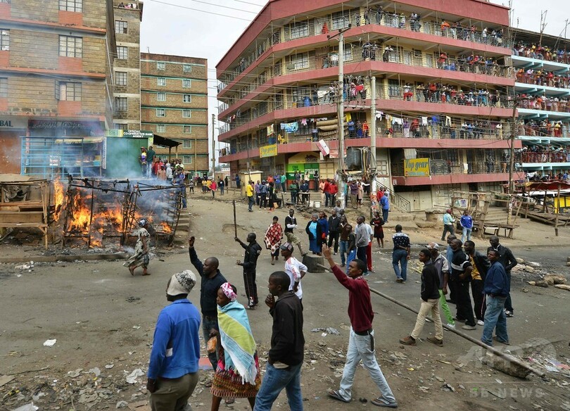 ケニア大統領選、野党は抗議続行を明言 混乱の死者11人に