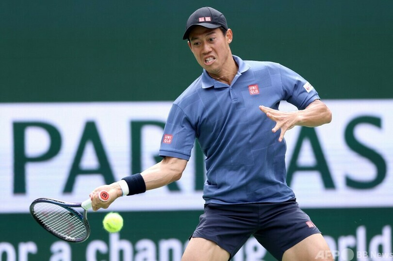 錦織が初戦突破 けいれん乗り越え激戦制す BNPパリバOP