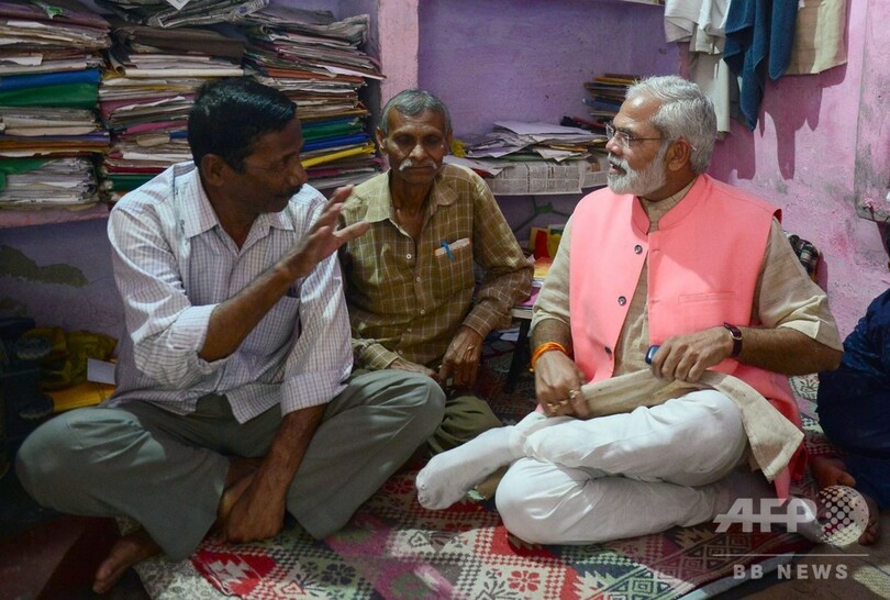 モディ首相の「そっくりさん」、首相批判し出馬 「私の方が本物」