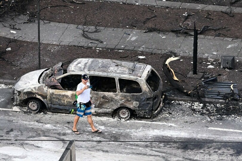 バイデン氏、ハワイ州に大規模災害宣言 マウイ島山火事で