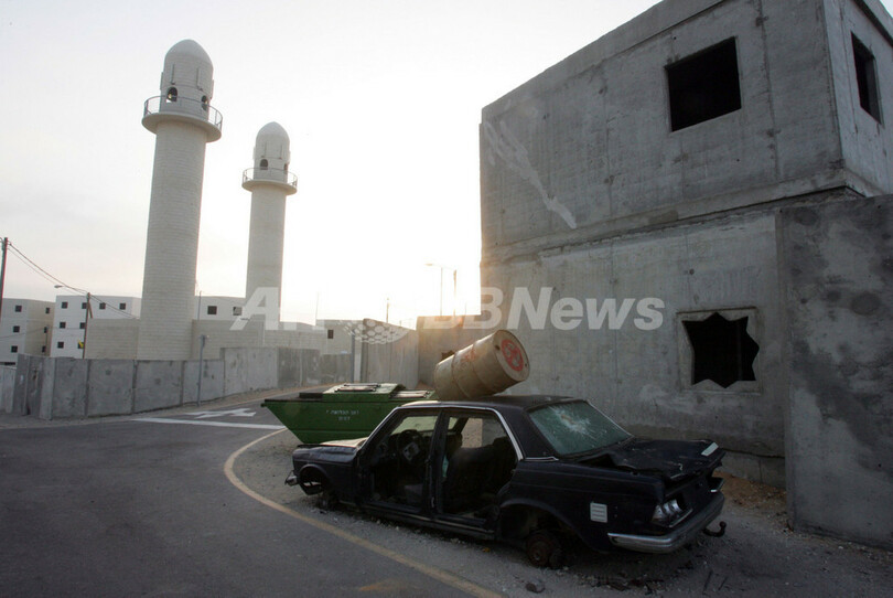 本物そっくりの街で市街戦の訓練、イスラエル軍