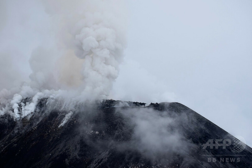 コリマ火山の活動活発化、約400人が避難 メキシコ