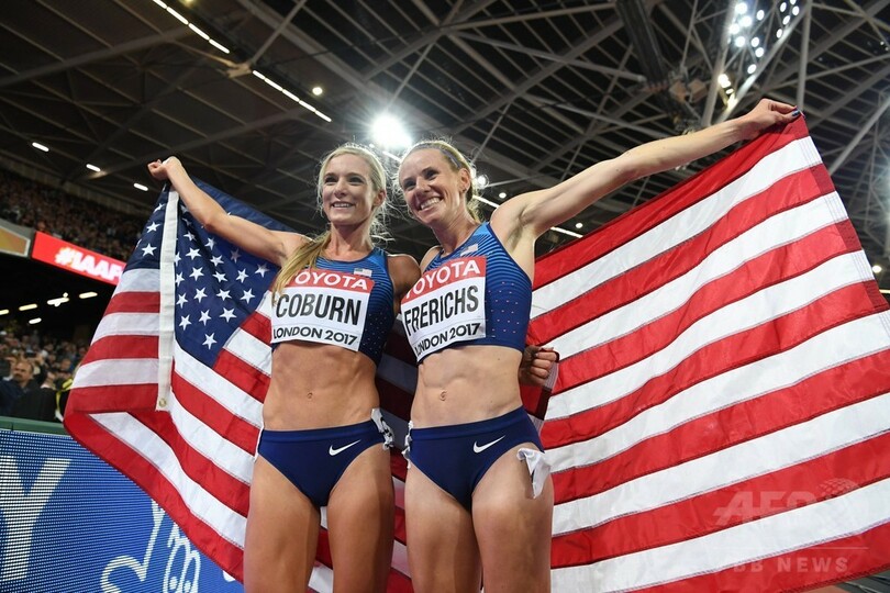 女子3000m障害で米国勢がワンツー、世界陸上