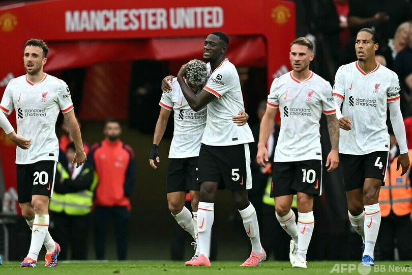 リバプールがマンU下し3連勝、チェルシーはパレスとドロー