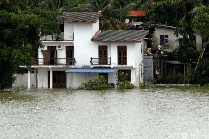 スリランカで洪水、17人死亡 十数万人が避難