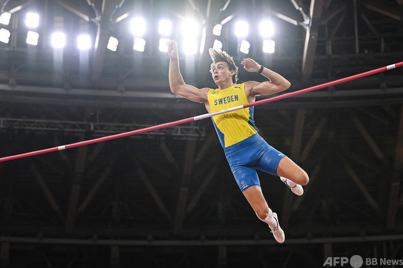 デュプランティスが男子棒高跳びで金メダル 東京五輪