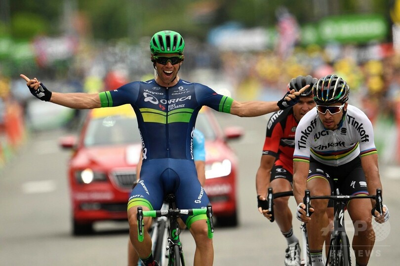 マシューズが念願のステージ優勝、フルームは総合首位守る ツール・ド・フランス