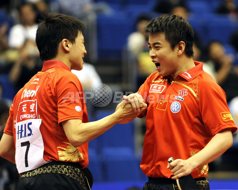 陳キ／王皓組 男子ダブルス制す、世界卓球