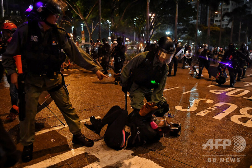 香港大物メディア実業家、民主派デモ参加容疑で逮捕