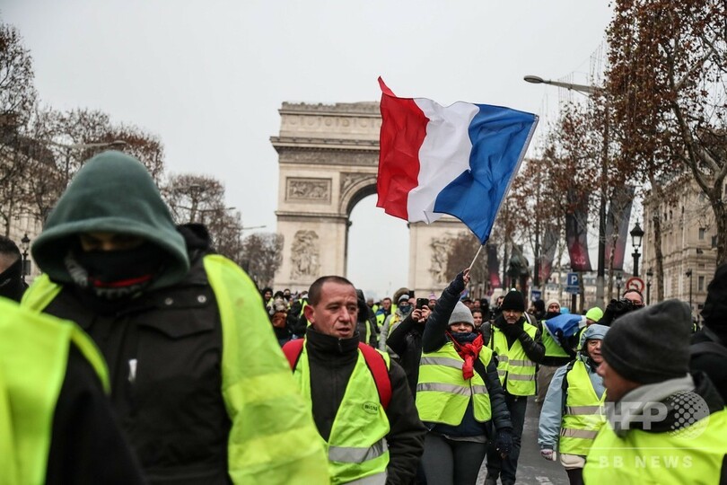 仏「黄色いベスト」運動、5週連続で実施
