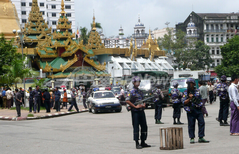 ミャンマー、民主化デモから1周年のヤンゴンで爆発 6人負傷