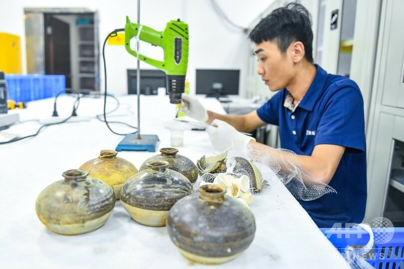 宋代の沈没船「南海1号」の発掘現場を訪ねる