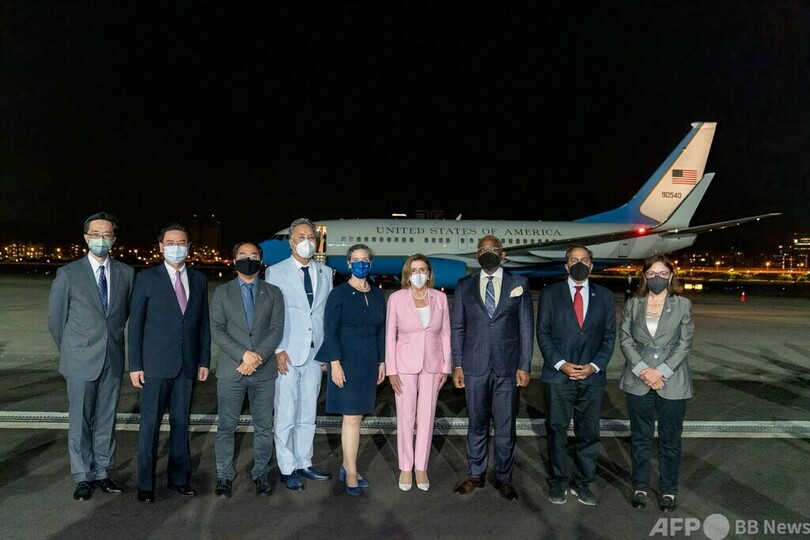 米下院議長、台湾に到着 中国反発「的を絞った軍事行動」宣言