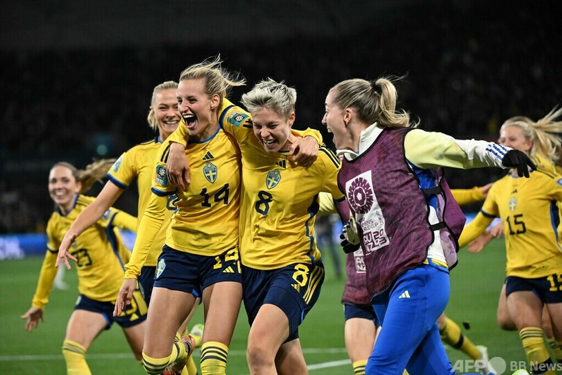 スウェーデンがPK戦で米国破る、なでしこと8強で激突 女子W杯