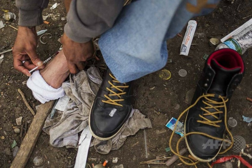 【AFP記者コラム】米ノースフィラデルフィア「ヘロイン・キャンプ」の地獄