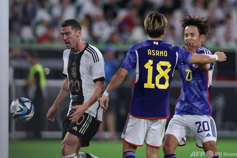 日本がドイツに4発圧勝 敵地でW杯に続き連勝 サッカー親善試合