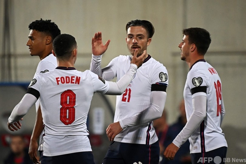 イングランドが5発大勝、スコットランドも劇的勝利 W杯欧州予選