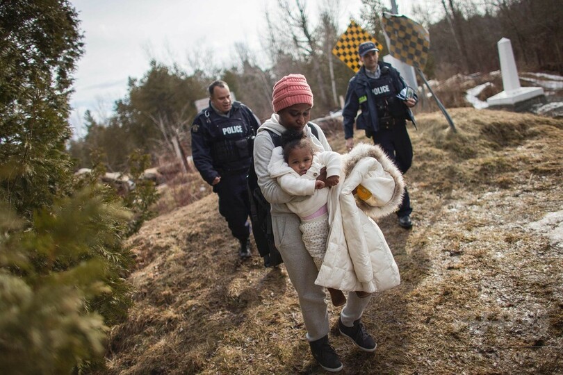 米からカナダへの密入国者が激増 南米やアフリカからも