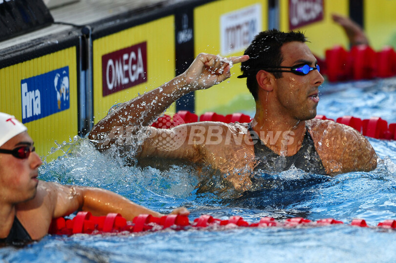 カビッチ 50メートルバタフライで優勝、世界水泳