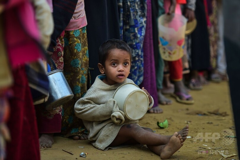 ロヒンギャ難民、登録者数100万人突破 バングラ軍発表