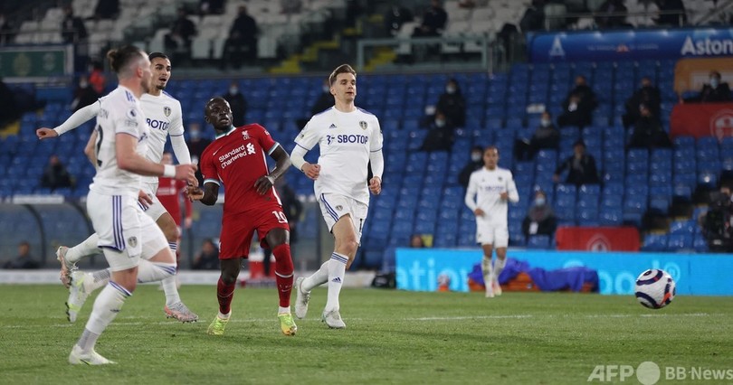 リバプール敵地でドロー 欧州SL参戦への抗議目立つ一戦に