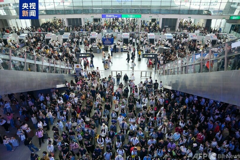 国慶節連休初日 中国の鉄道旅客輸送は延べ2480万人に