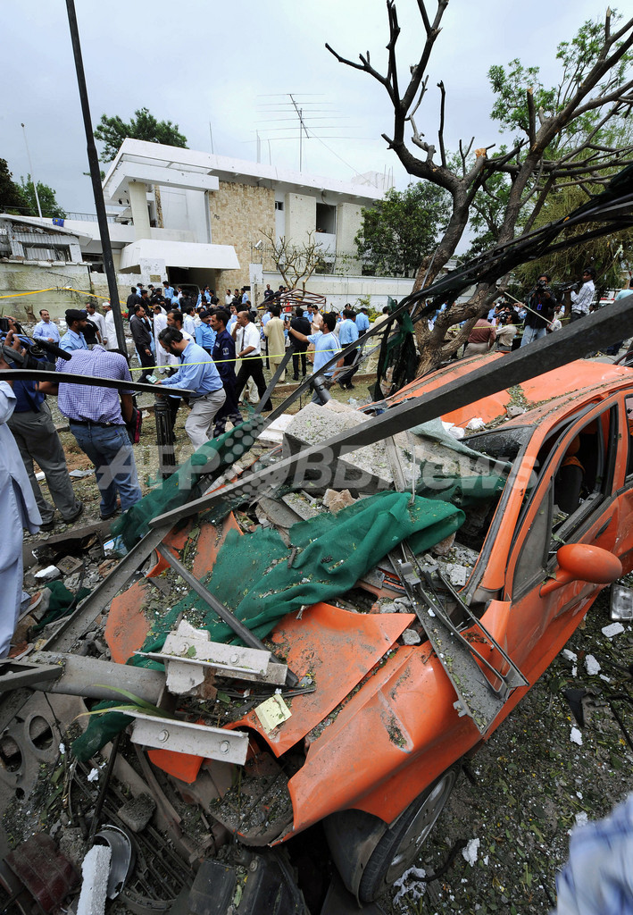 イスラマバードのデンマーク大使館で自爆攻撃、パキスタン国営テレビ